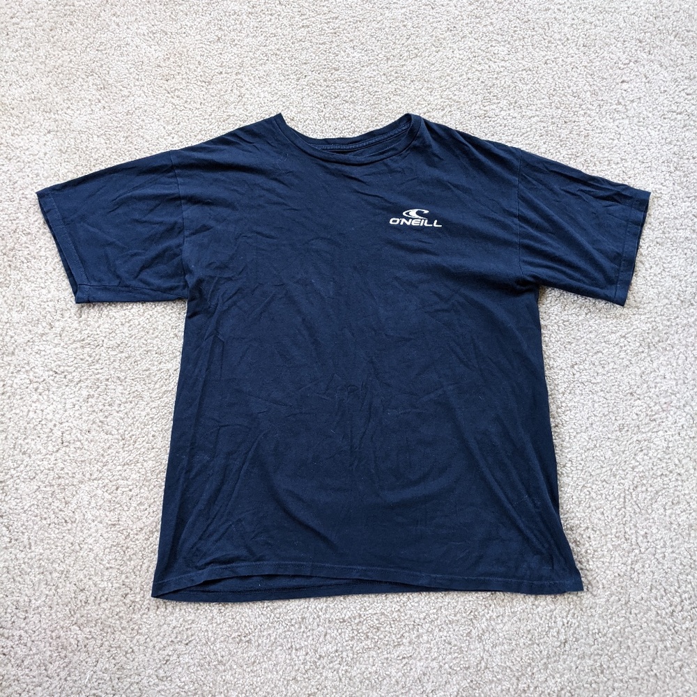 O'Neill Short Sleeve T-Shirt Men's Large Blue Orange